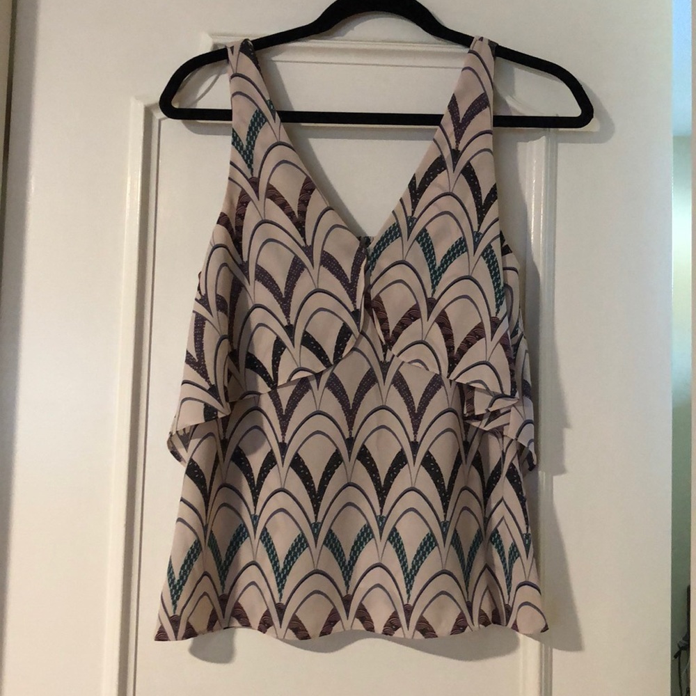 Chelsea28 flounce tank top